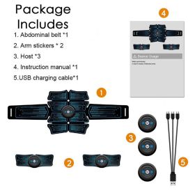 Portable Abdominal Muscle Trainer For Sports Fitness Home Workout Training Equipment (Items: Three-piece)